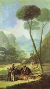 Francisco Jose de Goya Fall (La Cada) Sweden oil painting artist